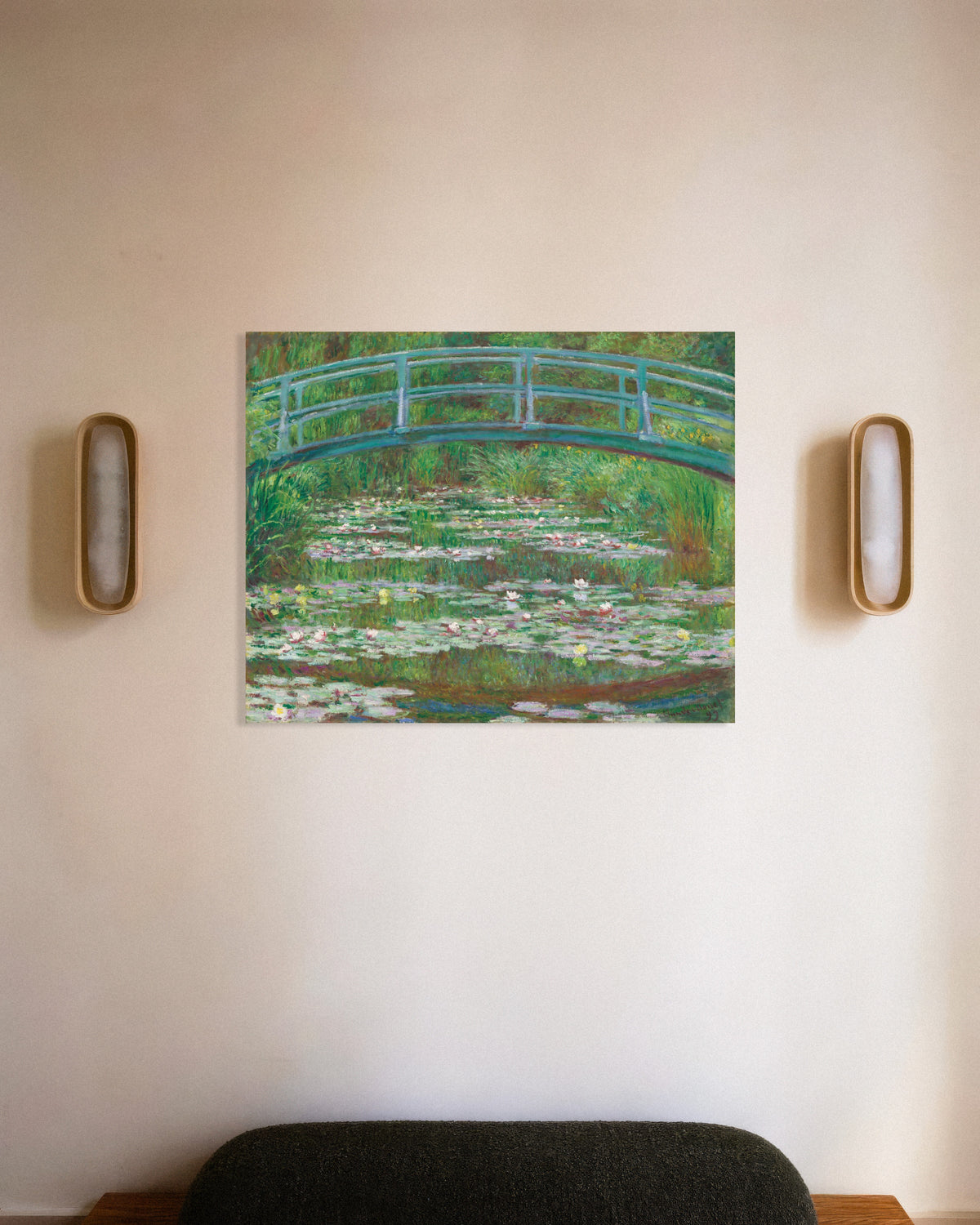 Plakat Japoński mostek (1899), Claude Monet