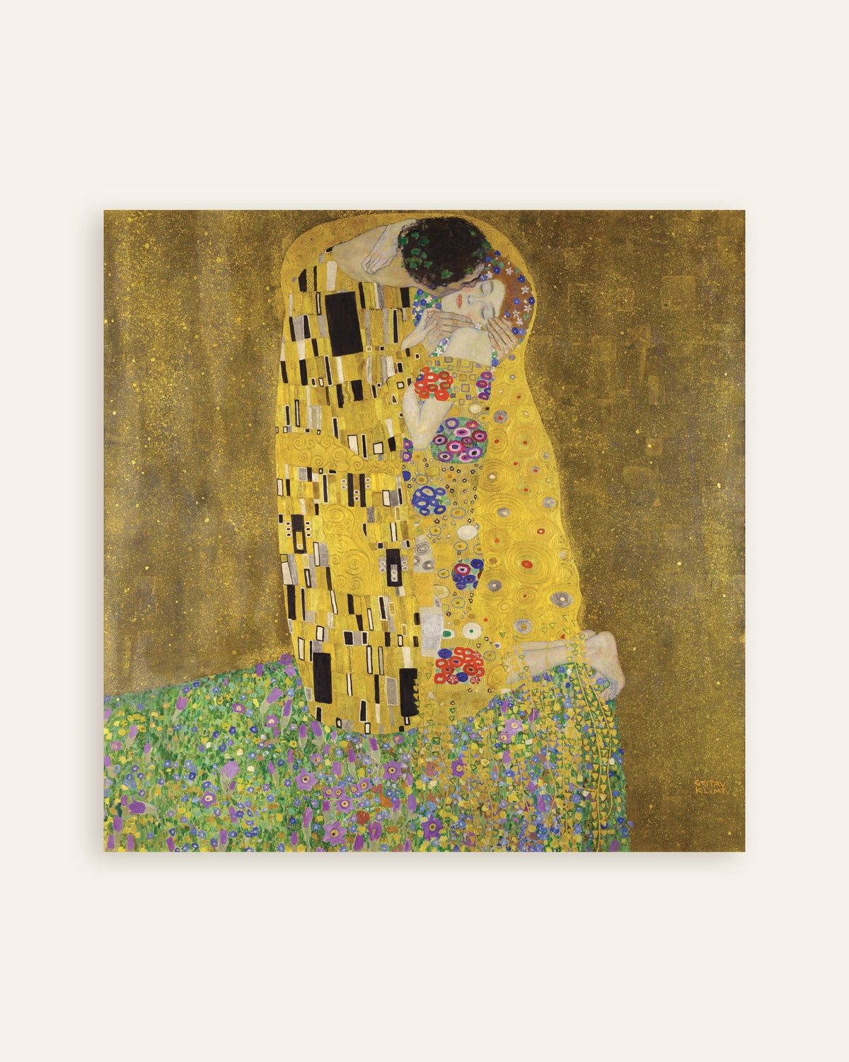 Plakat Pocałunek (1907–1908), Gustav Klimt, miniatura