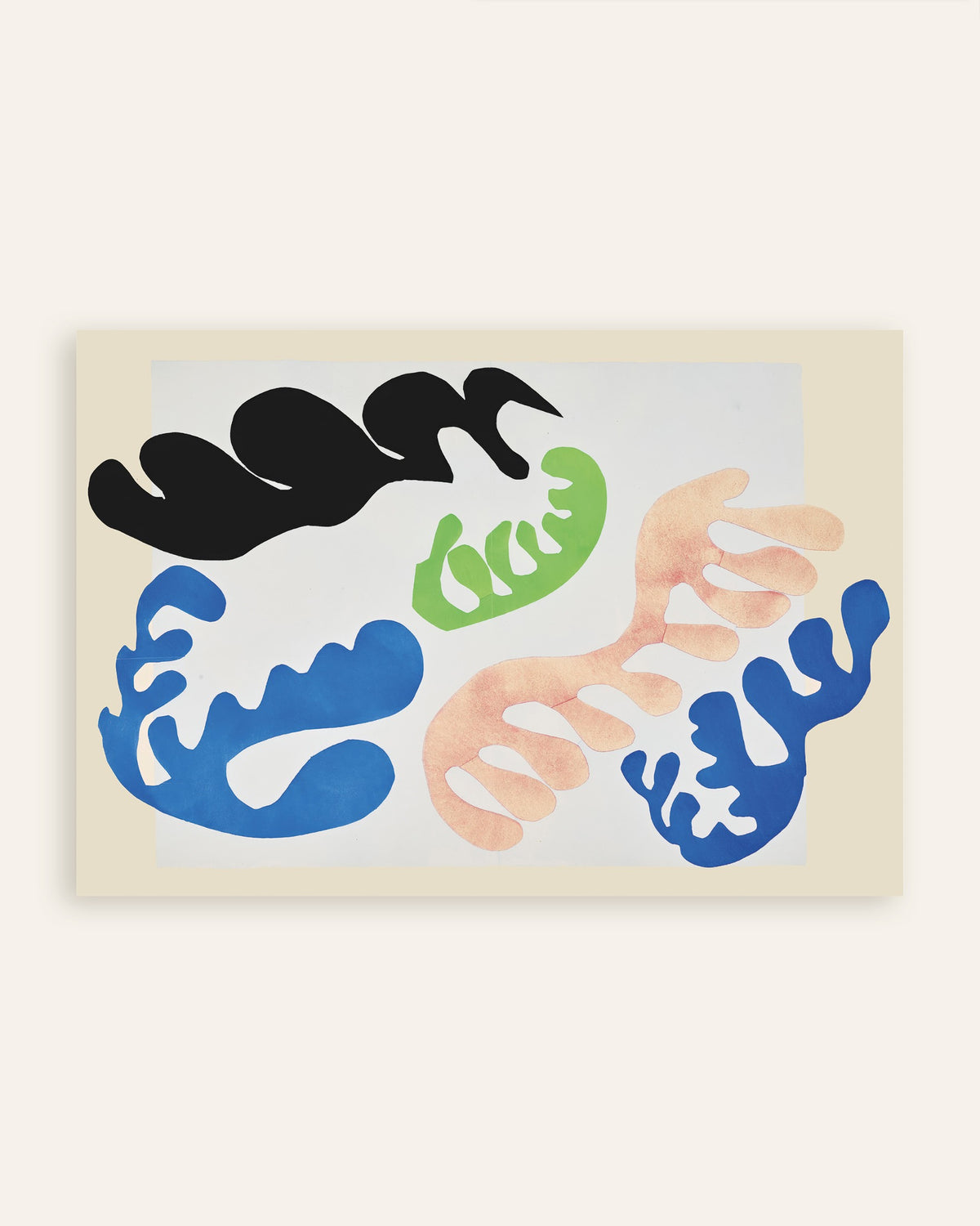 Plakat „Laguna w błękicie i koralu (Jazz, 1947) autorstwa Henri Matisse'a”, miniatura