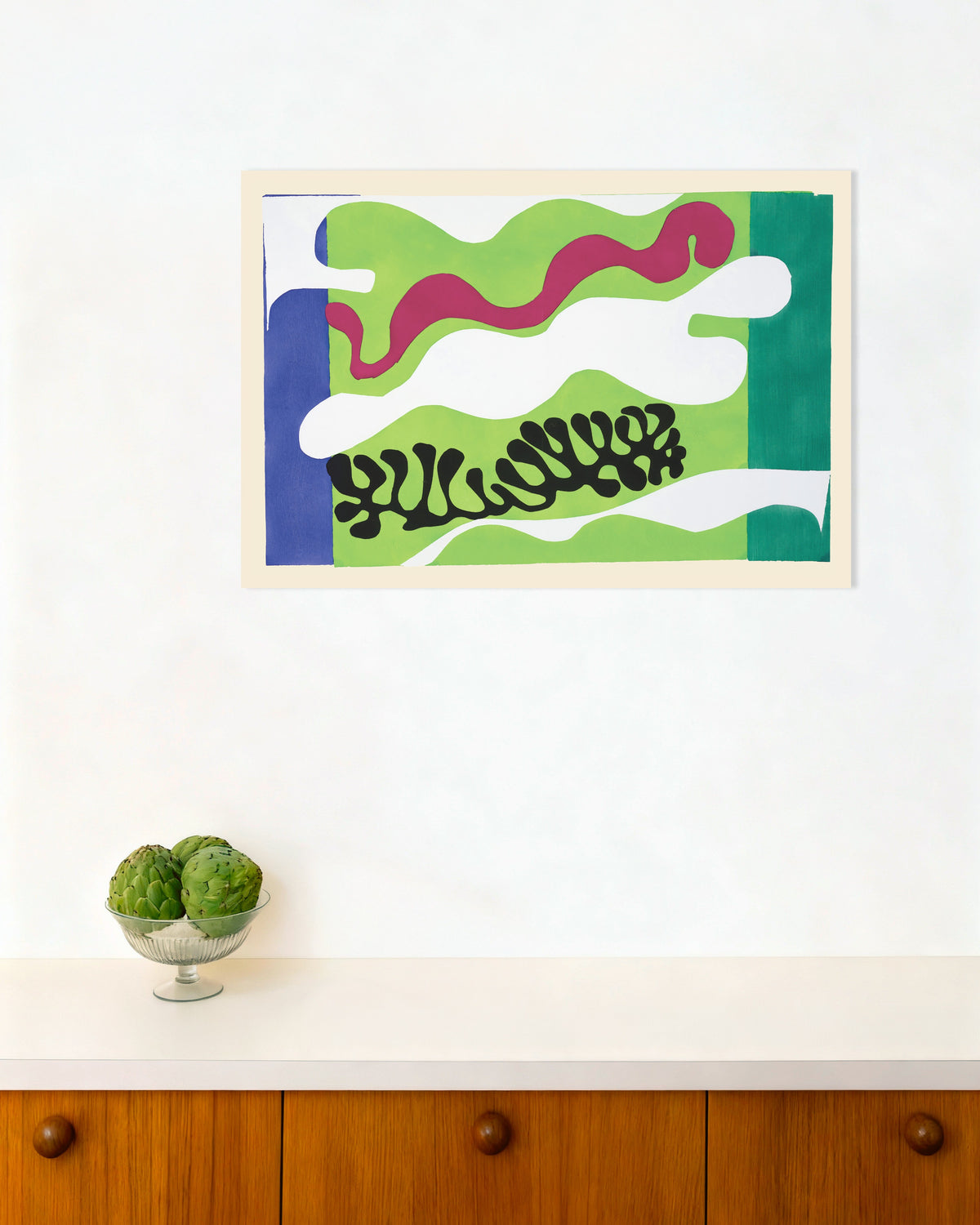 Plakat „Laguna w zieleni (Jazz, 1947) Henri Matisse’a”