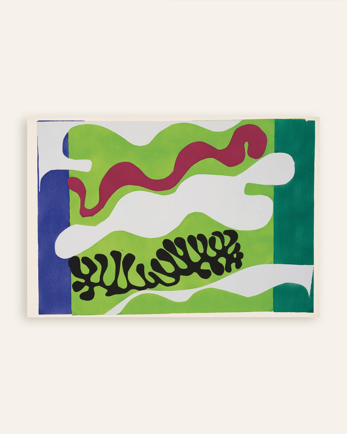 Plakat „Laguna w zieleni (Jazz, 1947) Henri Matisse’a”, miniatura