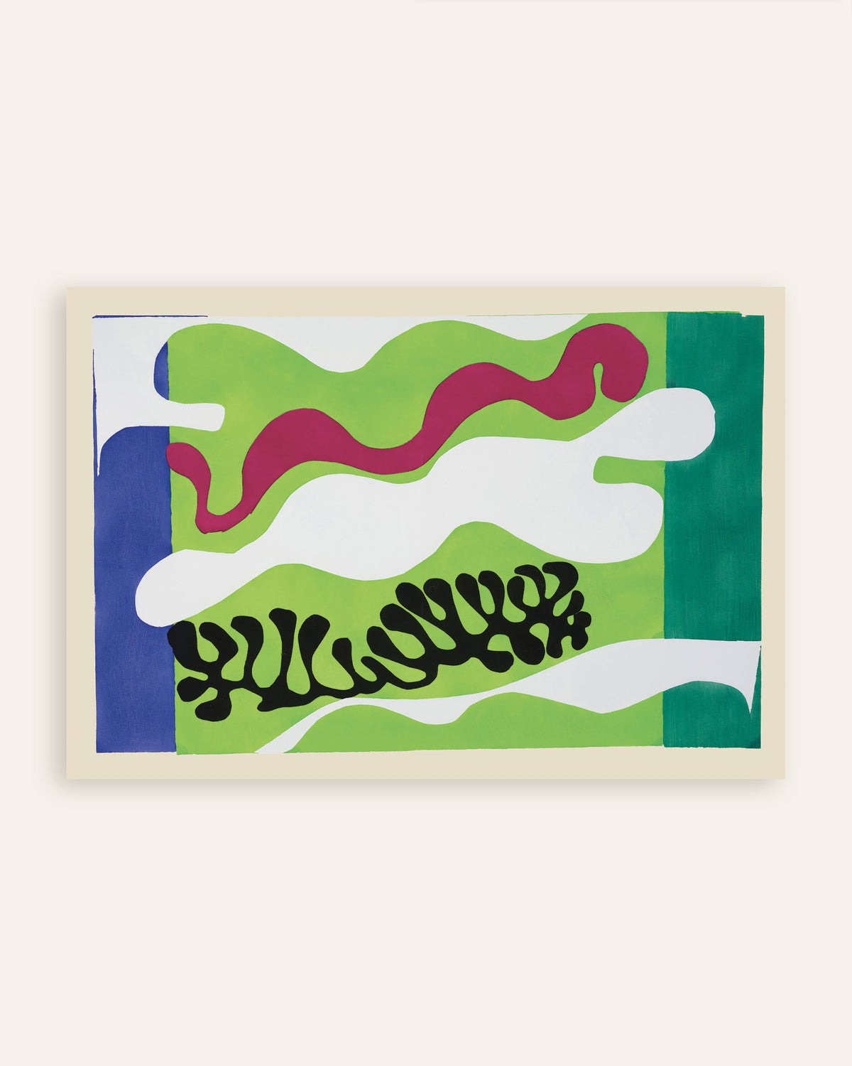 Plakat „Laguna w zieleni (Jazz, 1947) Henri Matisse’a”, miniatura