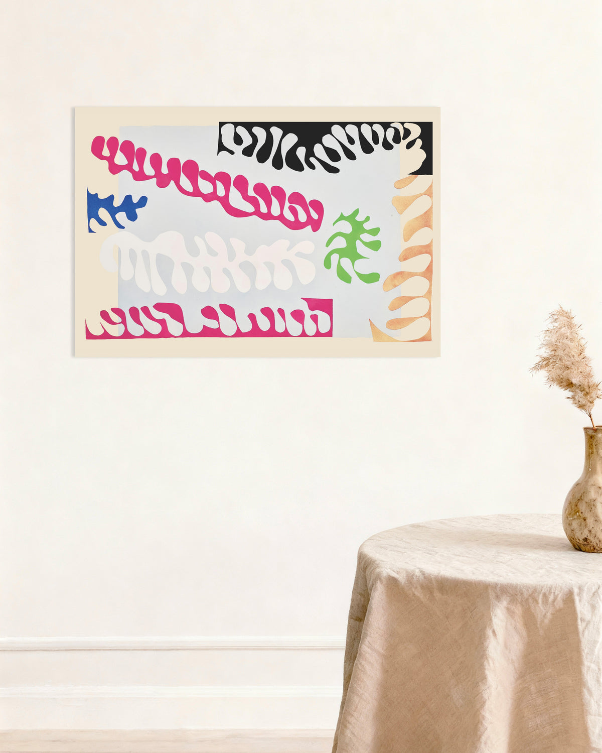 Plakat Laguna w różu i bieli (Jazz, 1947) autorstwa Henri Matisse’a