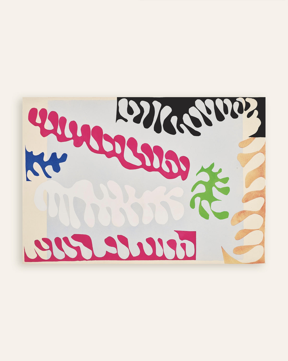 Plakat Laguna w różu i bieli (Jazz, 1947) autorstwa Henri Matisse’a, miniatura
