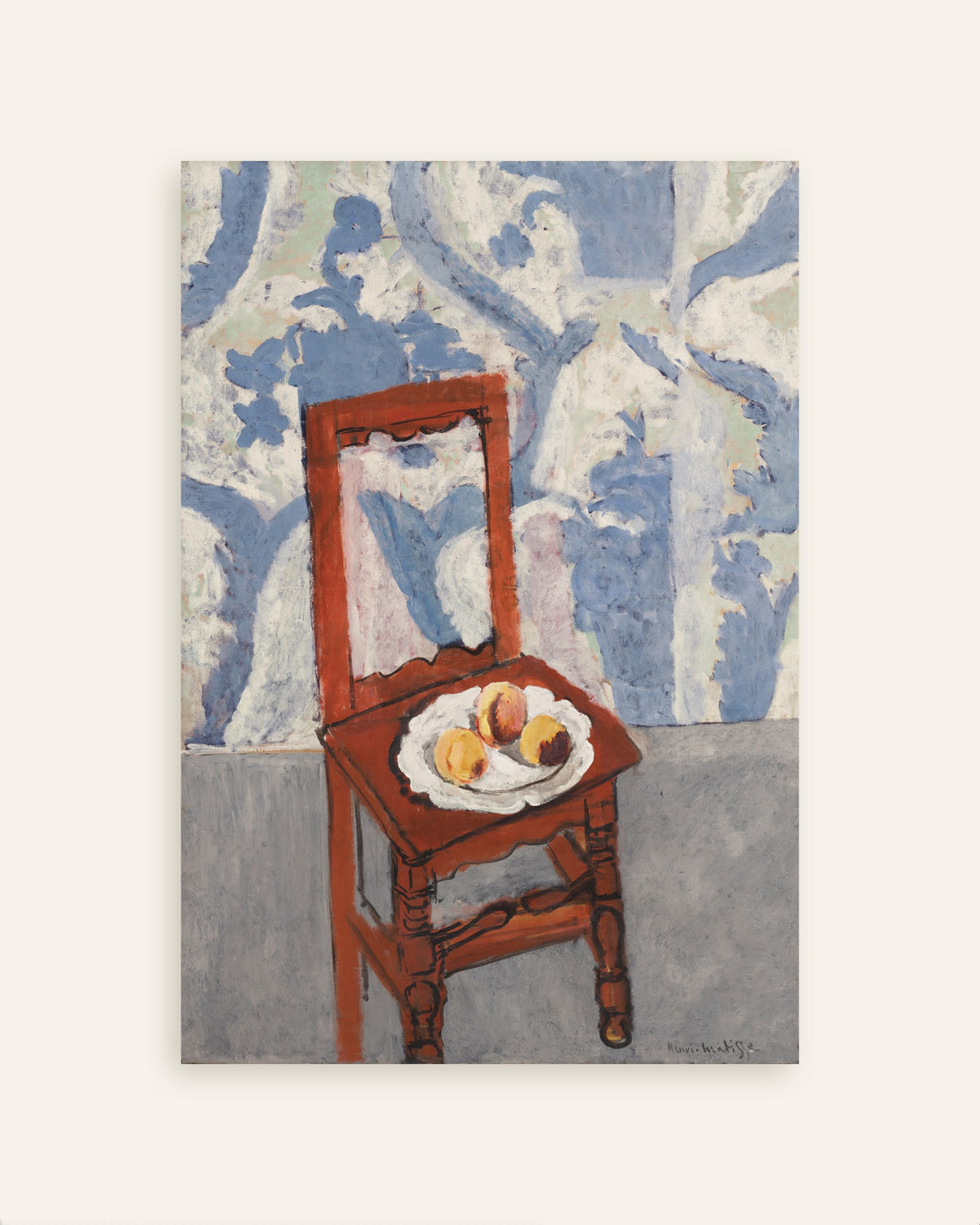 Miniatura plakatu Krzesło z Lotaryngii (1919) autorstwa Henri Matisse’a
