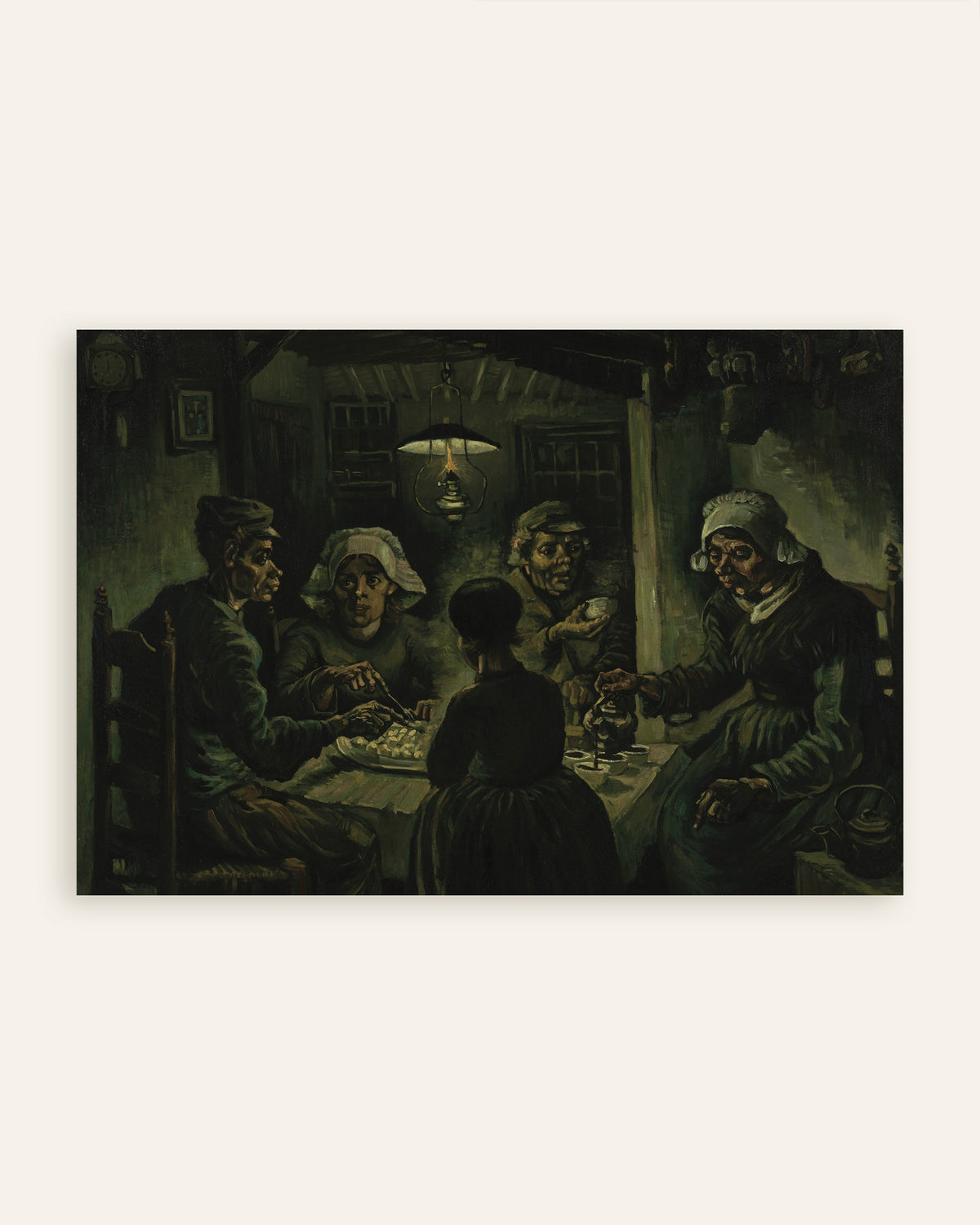 Plakat „Jedzący kartofle” (1885), Vincent van Gogh, miniatura