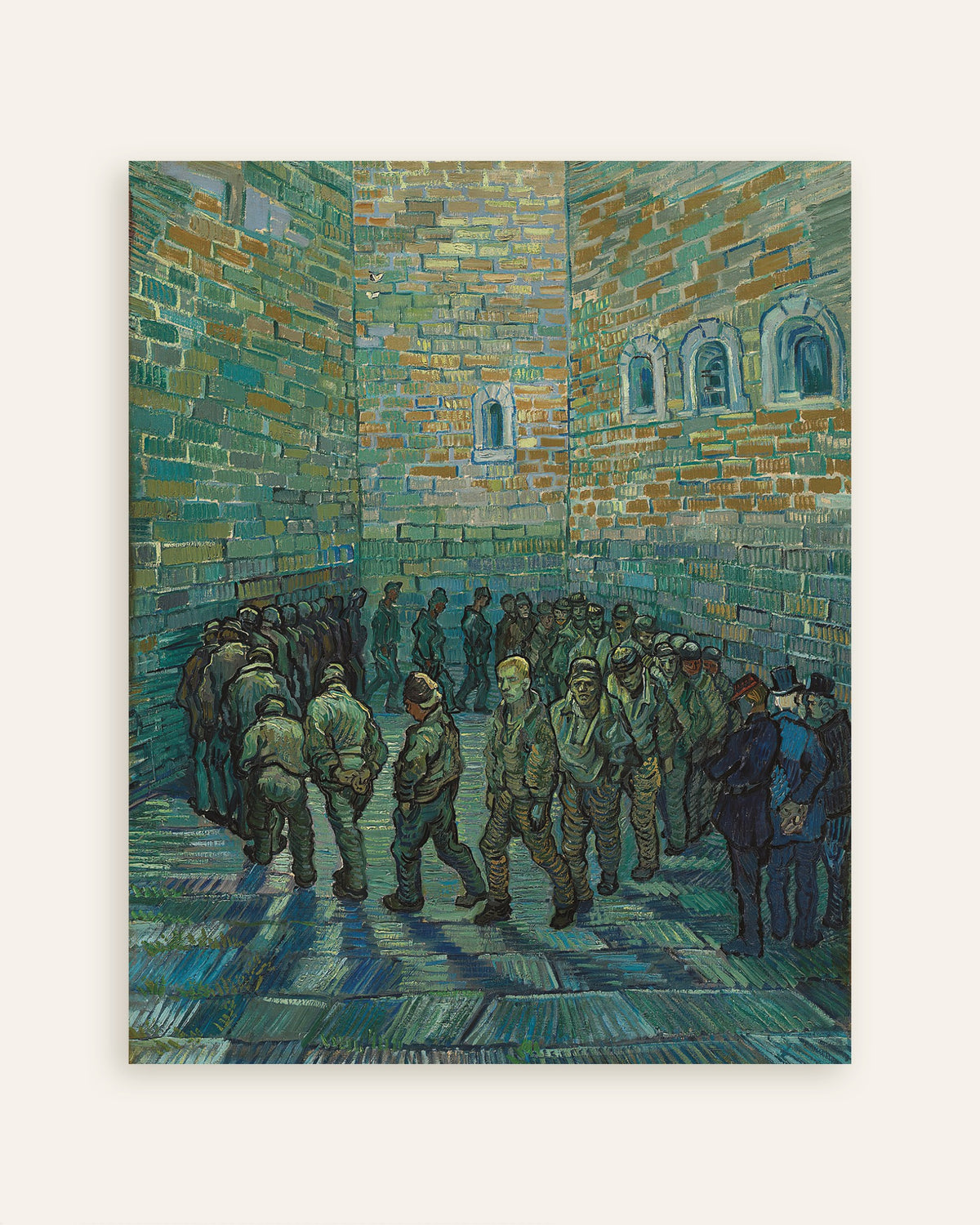 Plakat „Dziedziniec więzienny, według Doré (1890), Vincent van Gogh”, miniatura