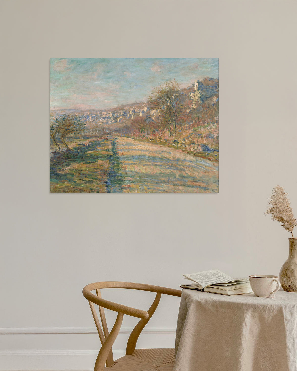 Plakat Droga do La Roche-Guyon (1880), Claude Monet