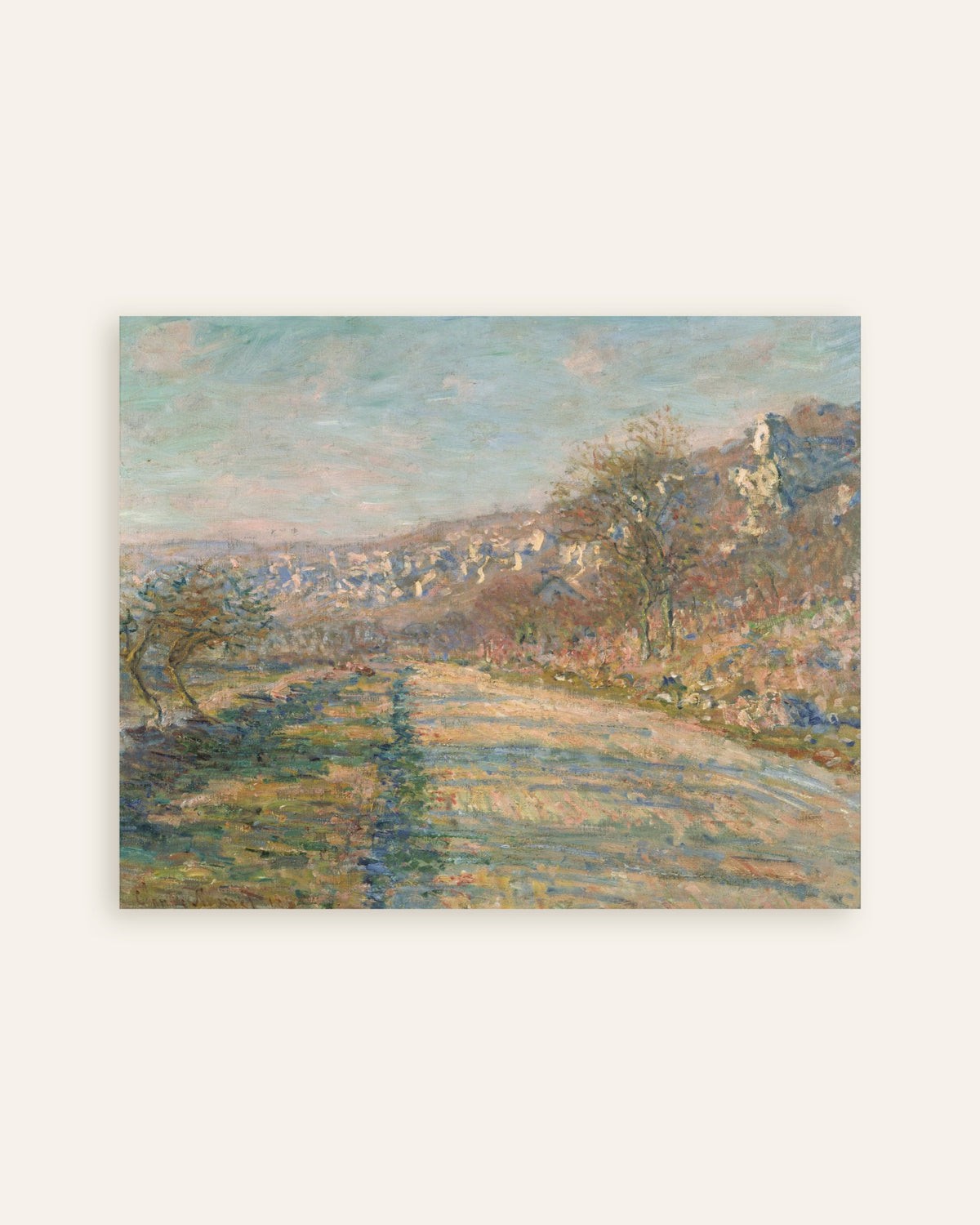 Plakat Droga do La Roche-Guyon (1880), Claude Monet, miniatura