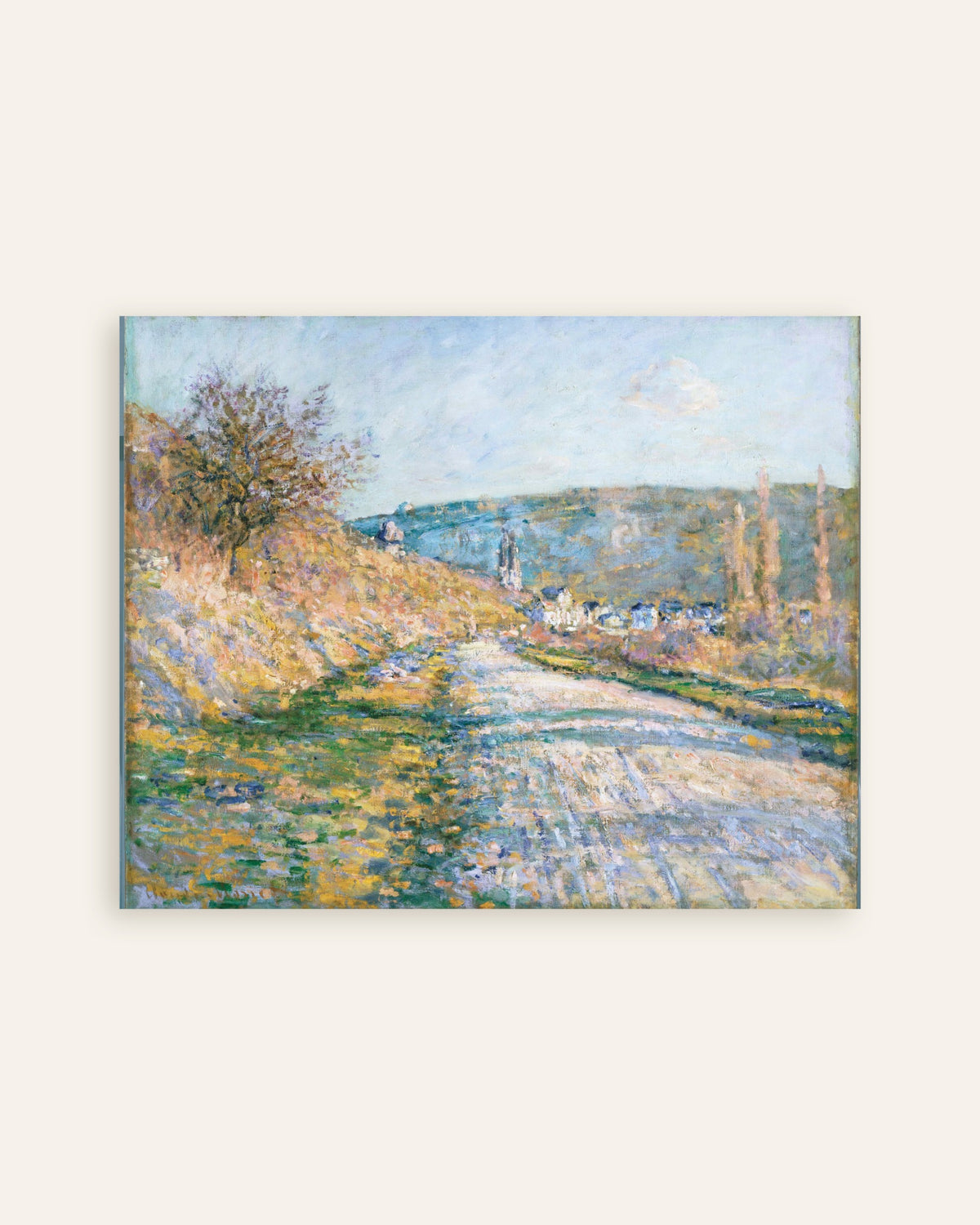 Plakat Droga do Vétheuil (1879), Claude Monet, miniatura