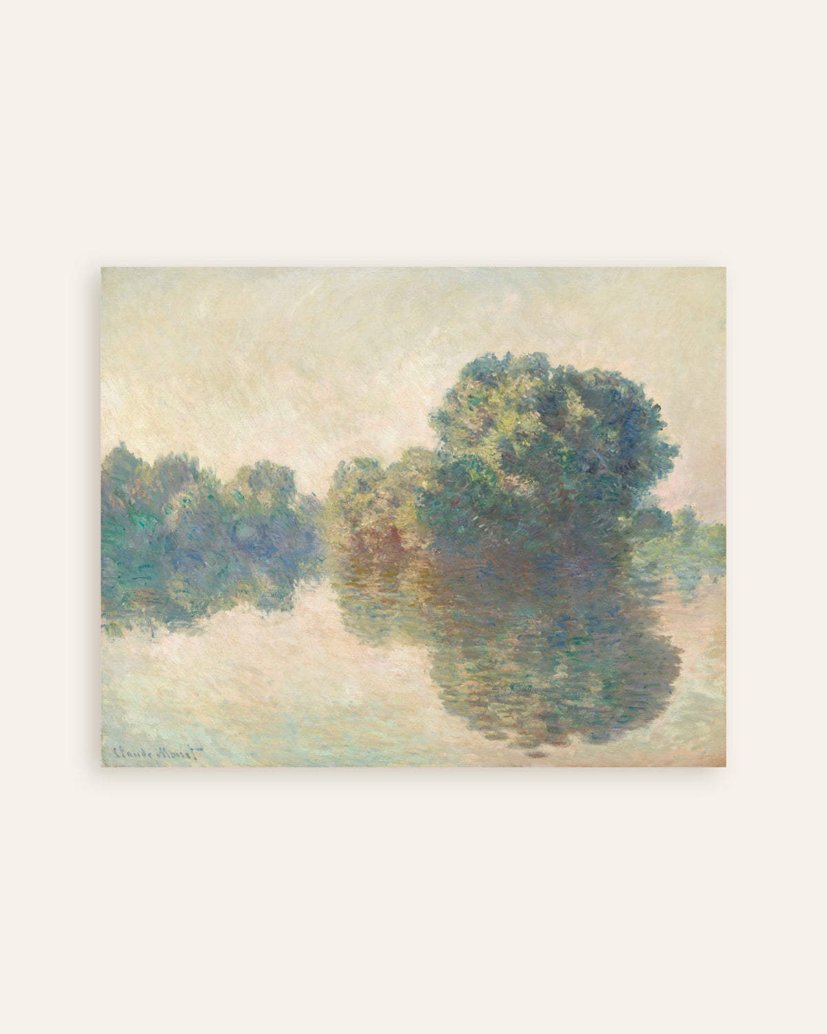 Plakat Sekwana w Giverny (1897), Claude Monet, miniatura