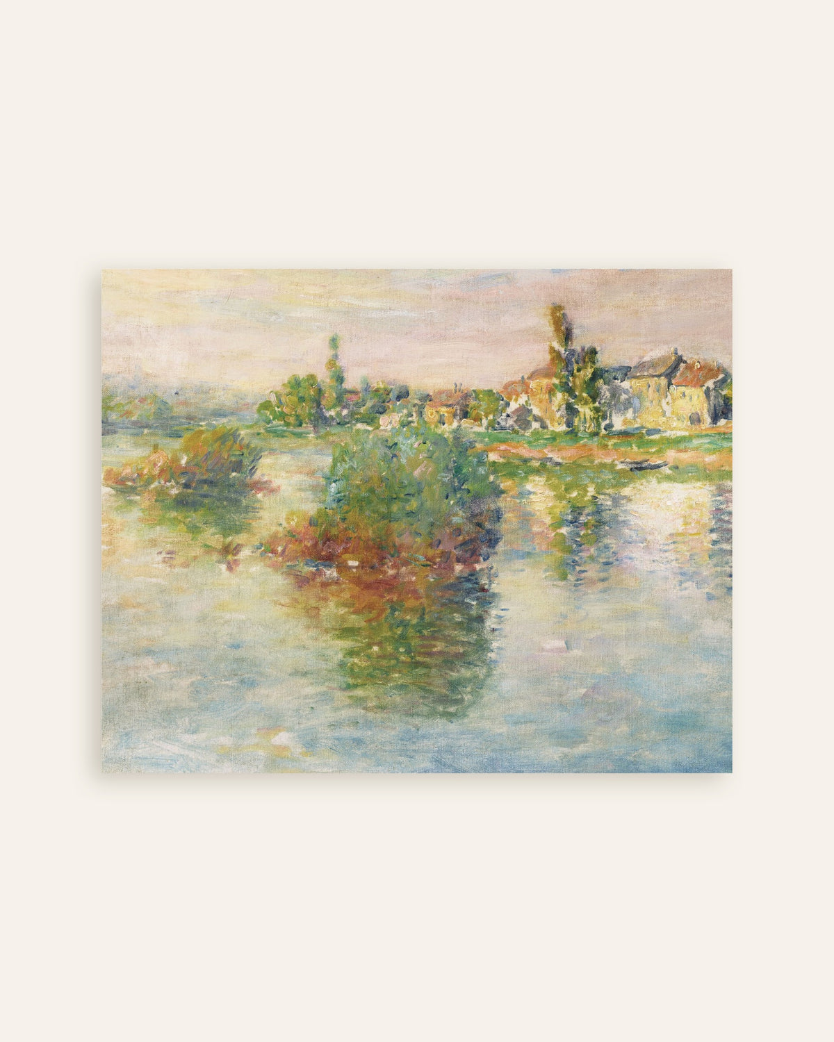 Plakat Sekwana w Lavacourt (1879), Claude Monet, miniatura
