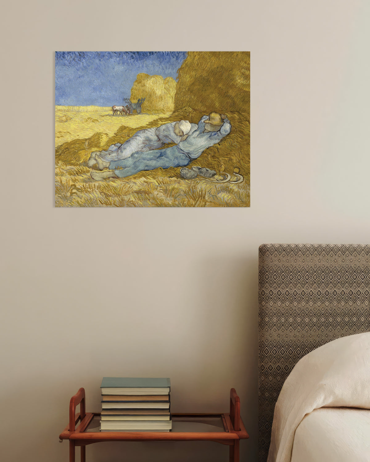 Plakat „Sjesta, według Milleta (1890), Vincent van Gogh”