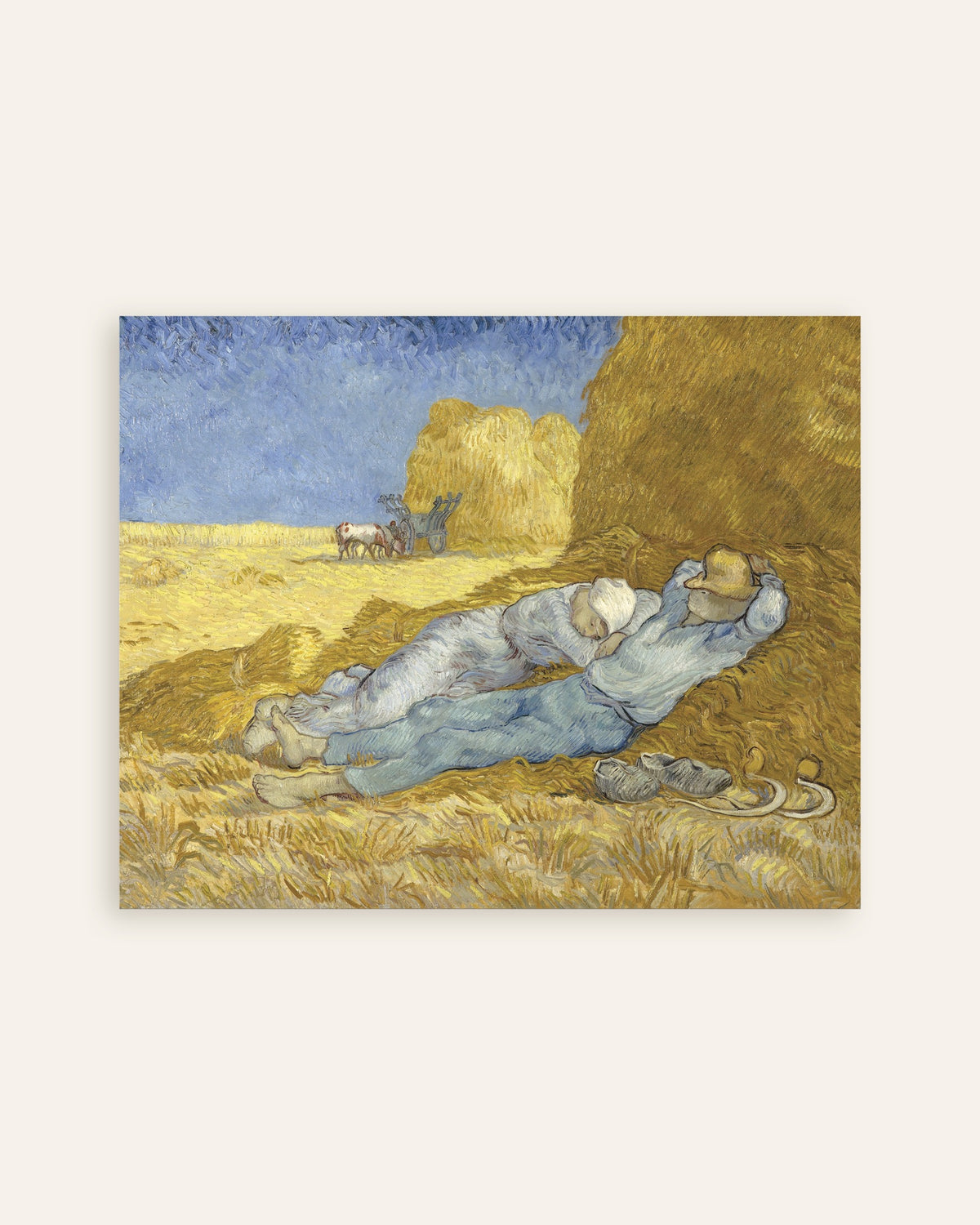 Plakat „Sjesta, według Milleta (1890), Vincent van Gogh”, miniatura