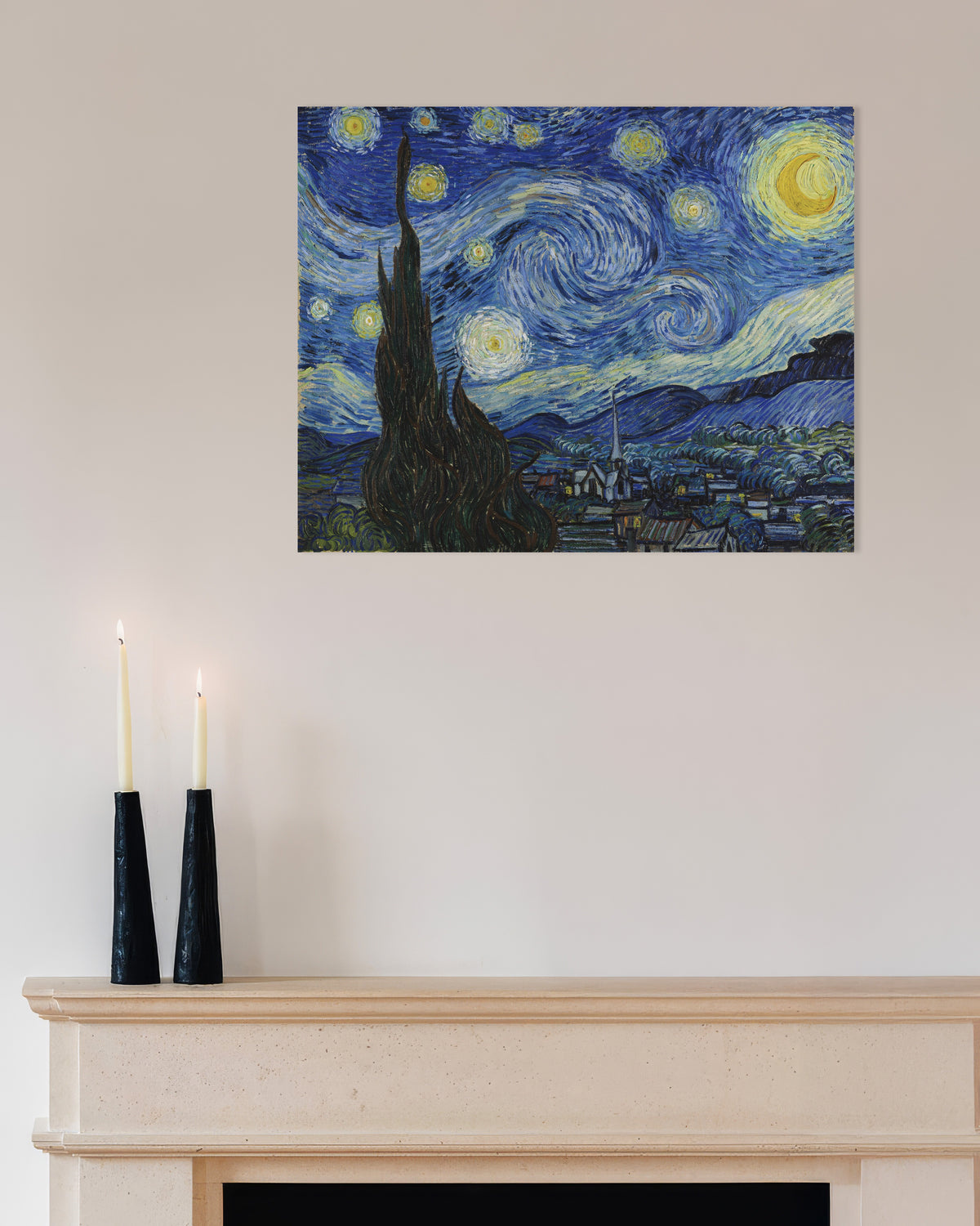 Plakat „Gwiaździsta noc” (1889), Vincent van Gogh