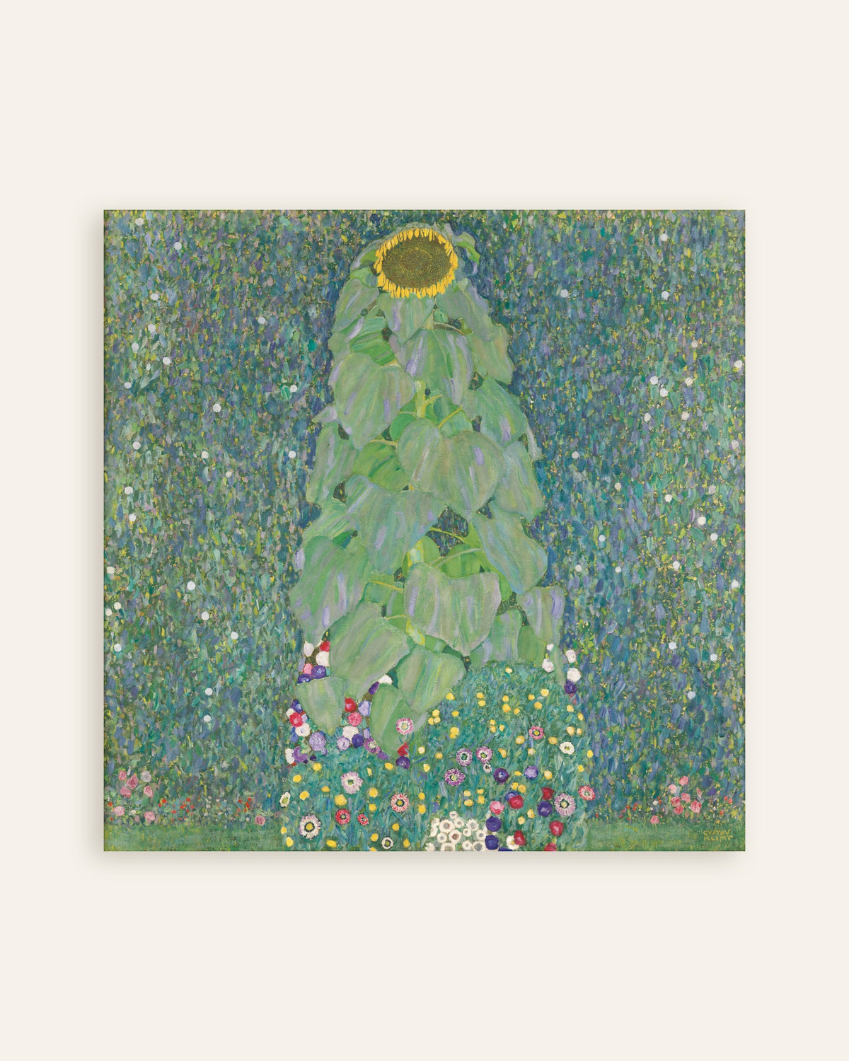 Plakat Słonecznik (1907–1908), Gustav Klimt, miniatura