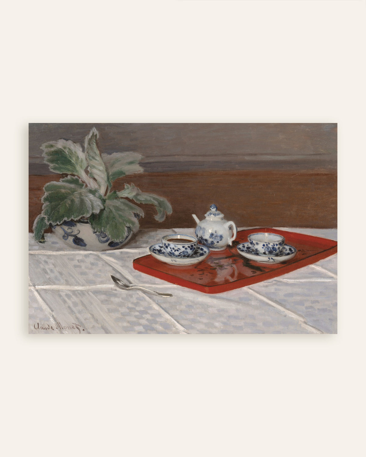 Plakat Serwis do herbaty (1872), Claude Monet, miniatura