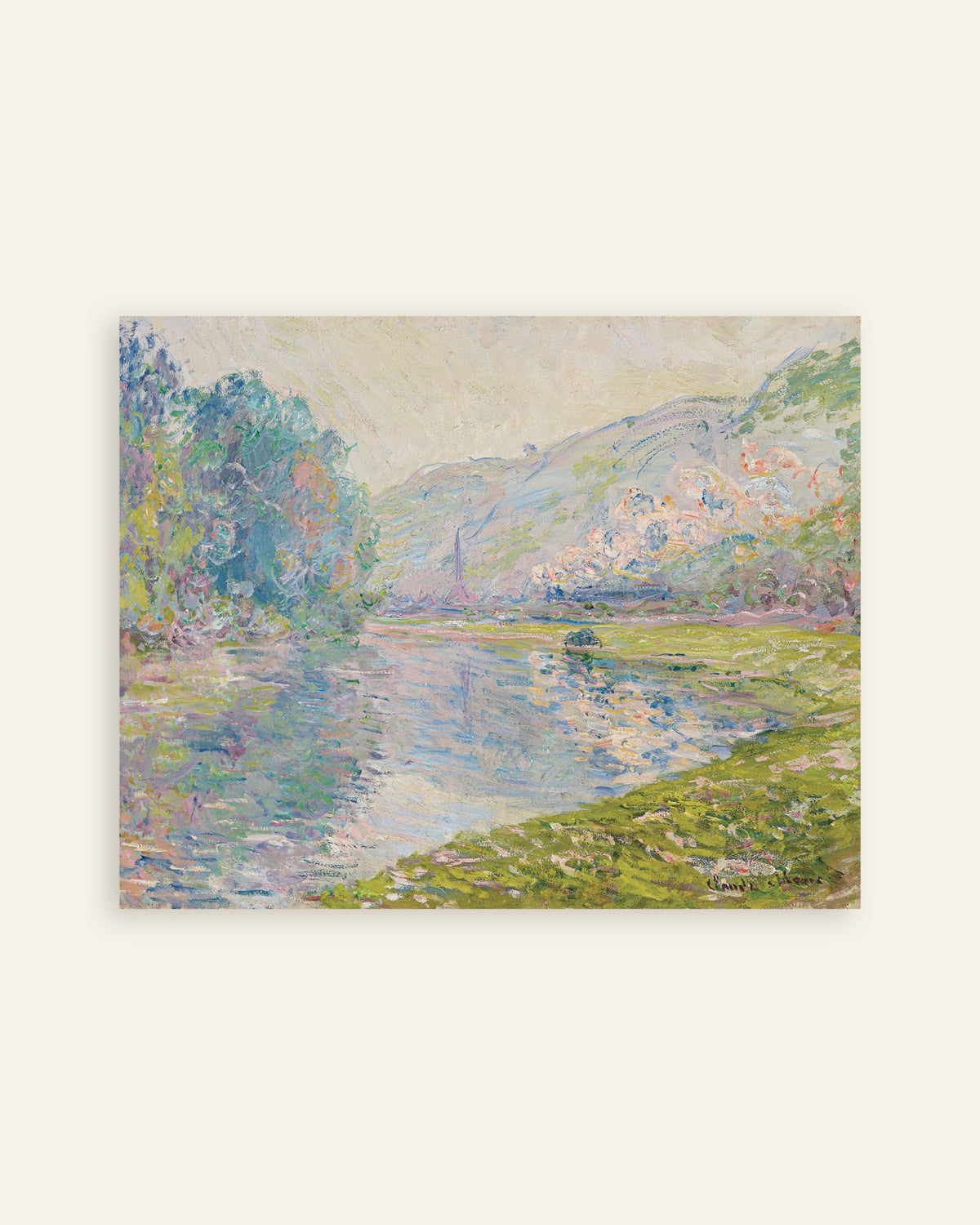 Plakat Pociąg w Jeufosse (1884), Claude Monet, miniatura