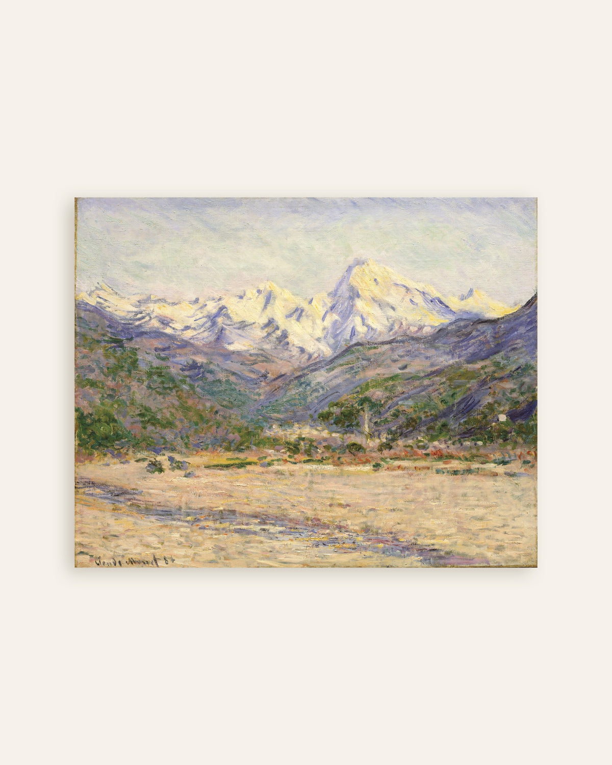 Plakat Dolina Nervii (1884), Claude Monet, miniatura