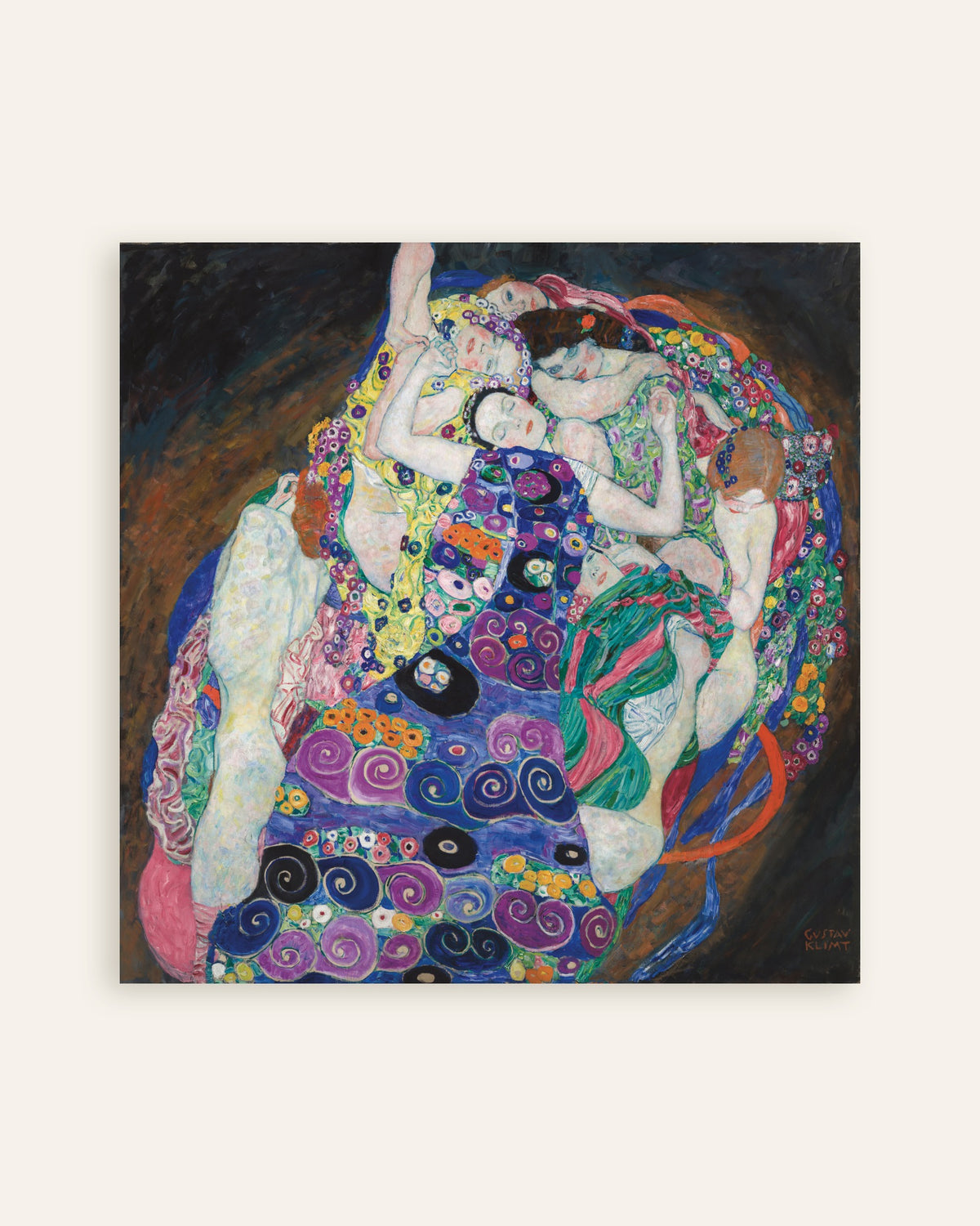 Plakat Dziewica (1913), Gustav Klimt, miniatura