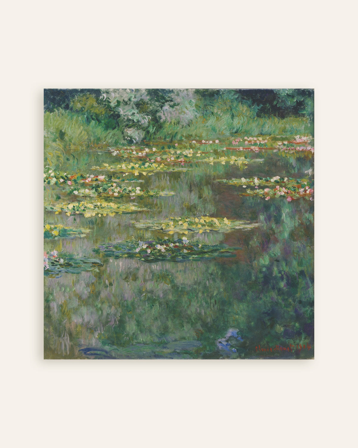 Plakat Staw z nenufarami (1904), Claude Monet, miniatura