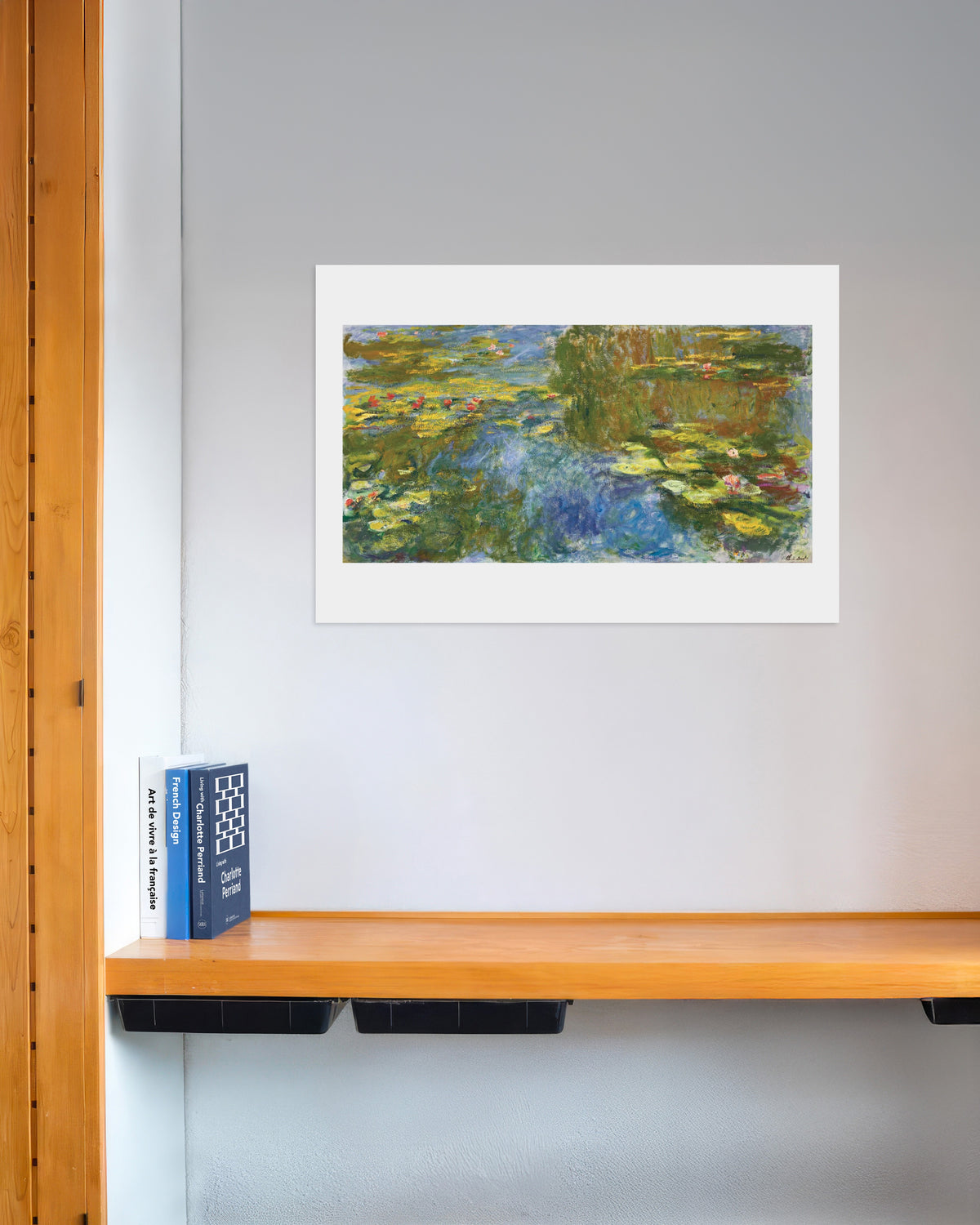 Plakat Staw z nenufarami (ok. 1917–1919), Claude Monet