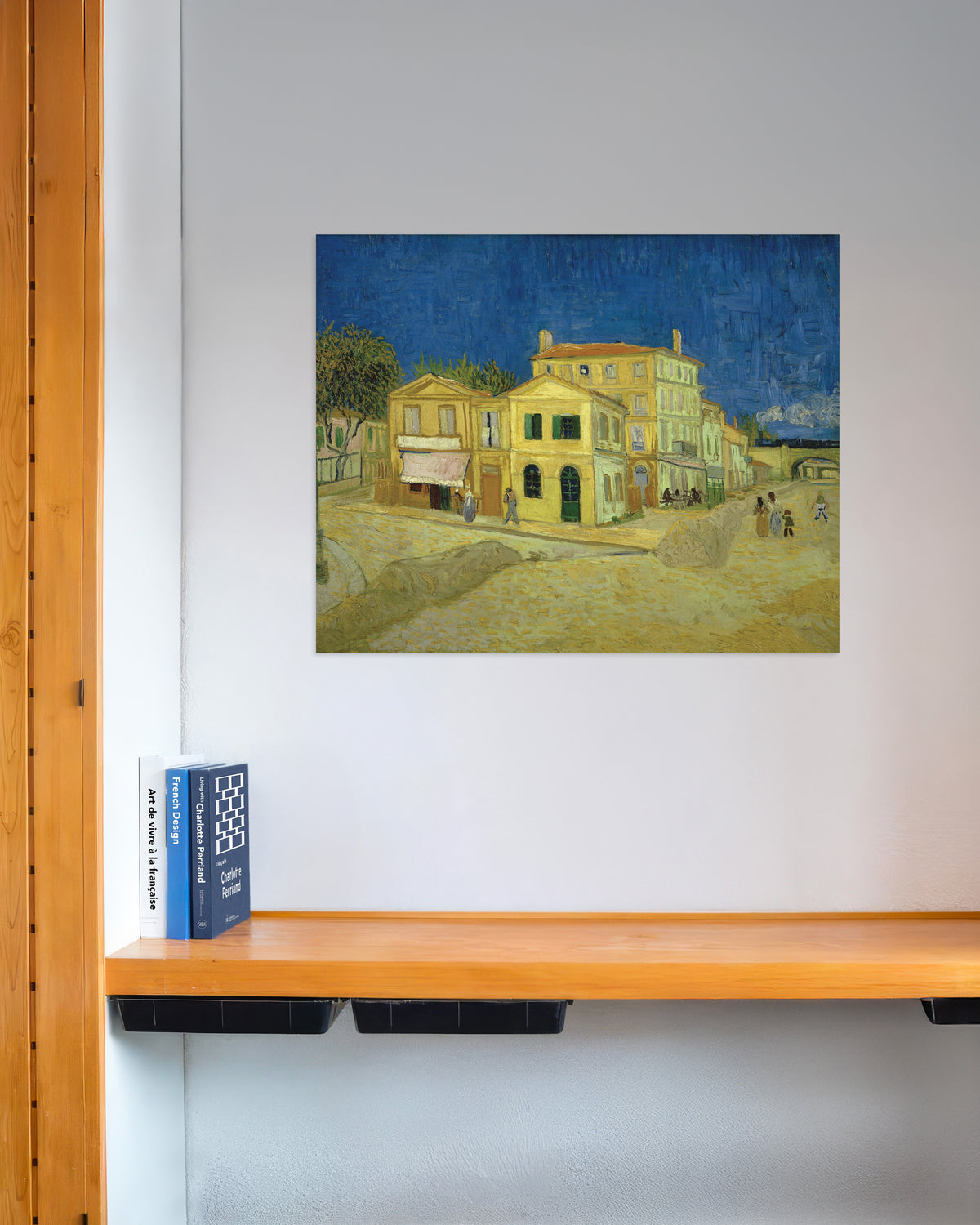Plakat „Żółty dom, Ulica (1888), Vincent van Gogh”