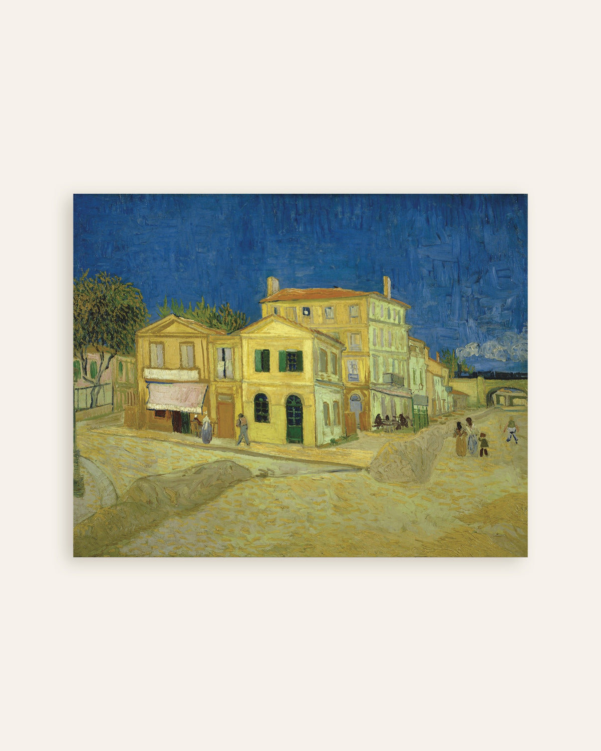 Plakat „Żółty dom, Ulica (1888), Vincent van Gogh”, miniatura