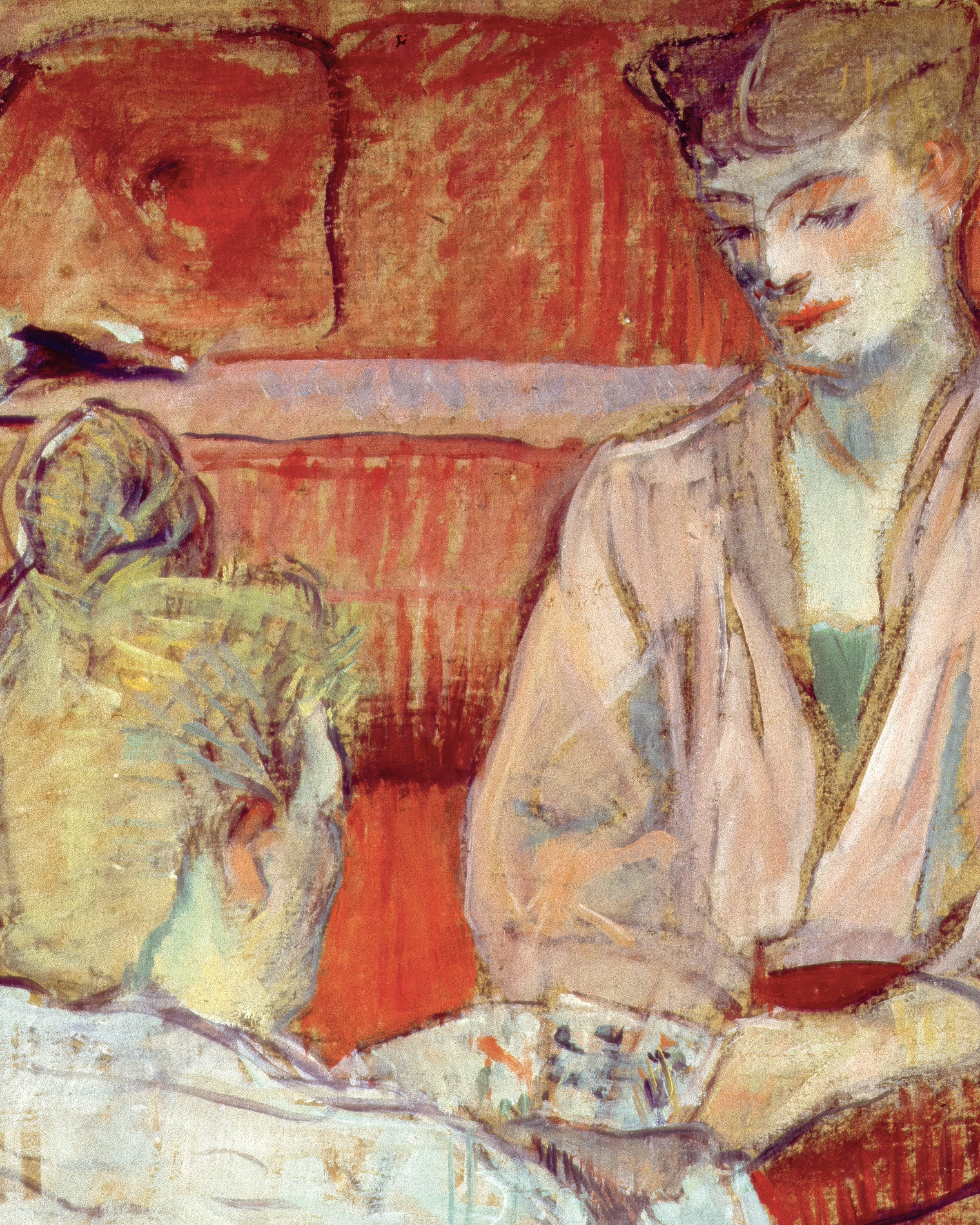 Gracze w karty autorstwa Henri de Toulouse-Lautrec, 1893 - Plakat