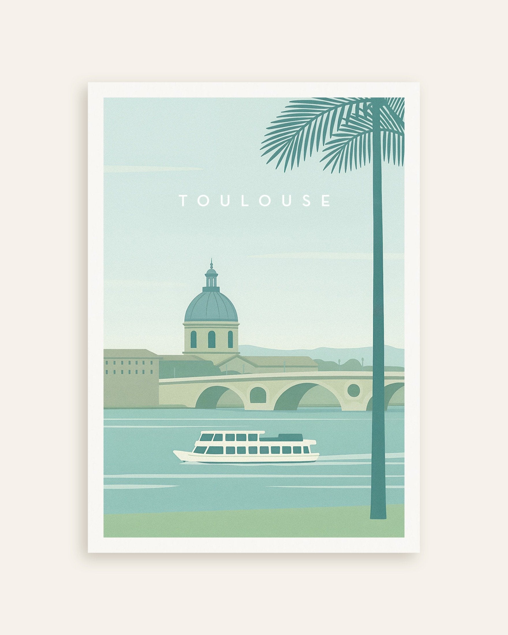 Poster of Toulouse Wall Art Print, thumbnail