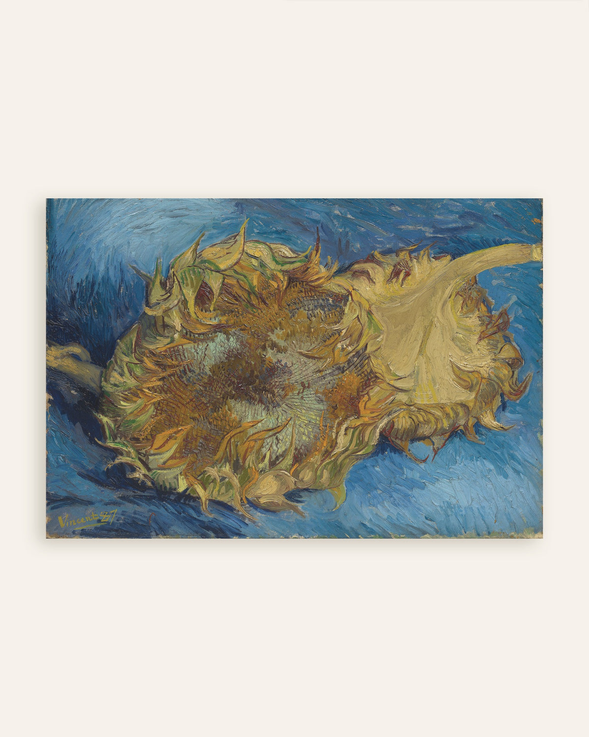 Plakat „Dwa ścięte słoneczniki (1887), Vincent van Gogh”, miniatura