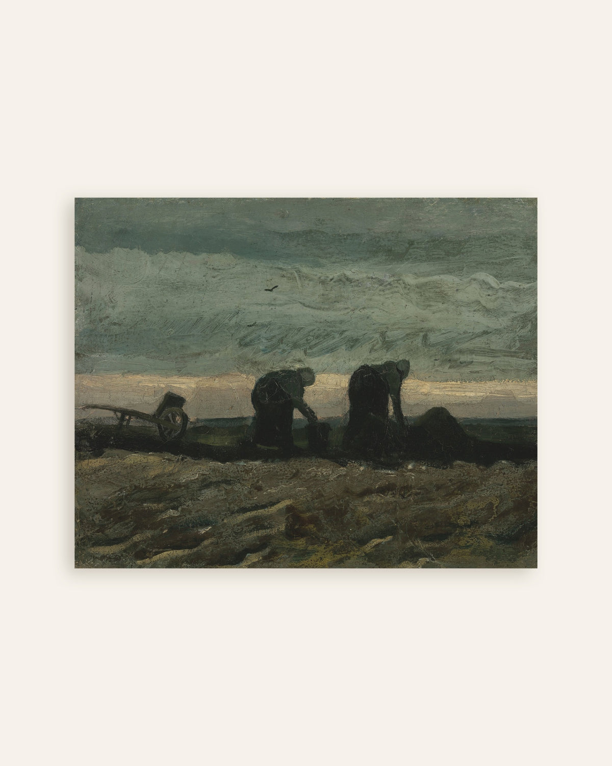 Plakat „Dwie kobiety na wrzosowisku (1883), Vincent van Gogh”, miniatura