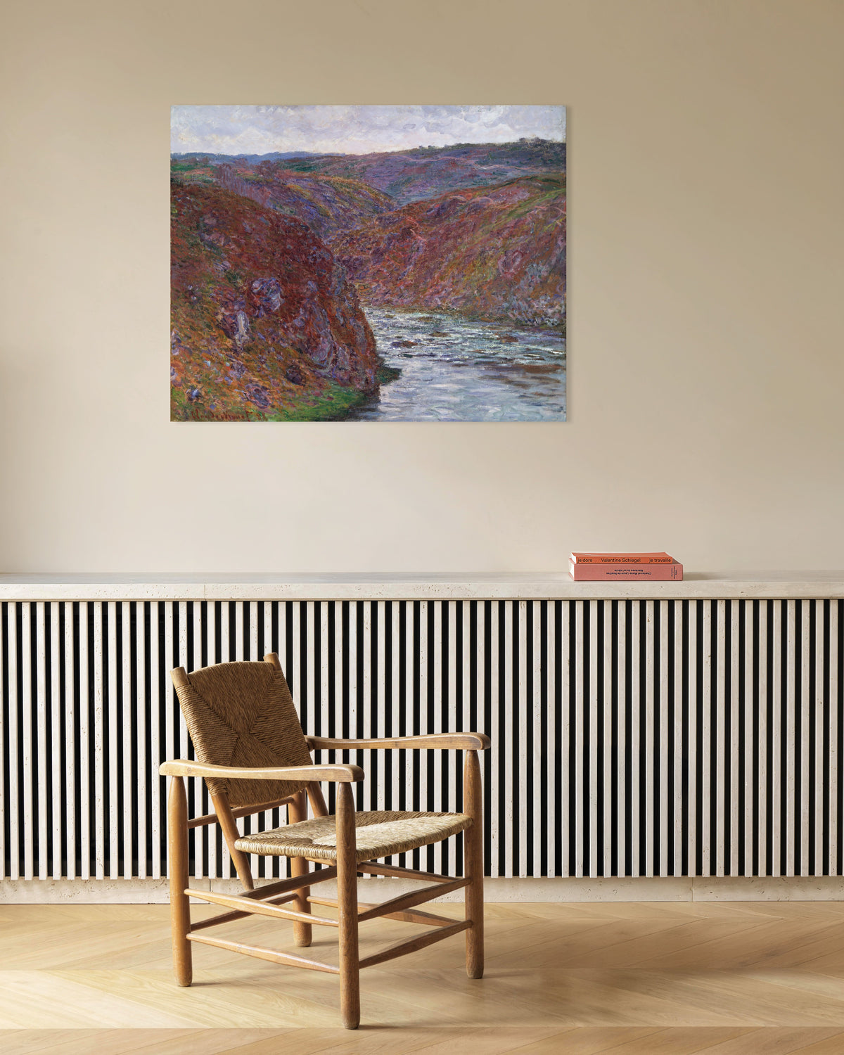 Plakat Dolina Creuse, szary dzień (1889), Claude Monet