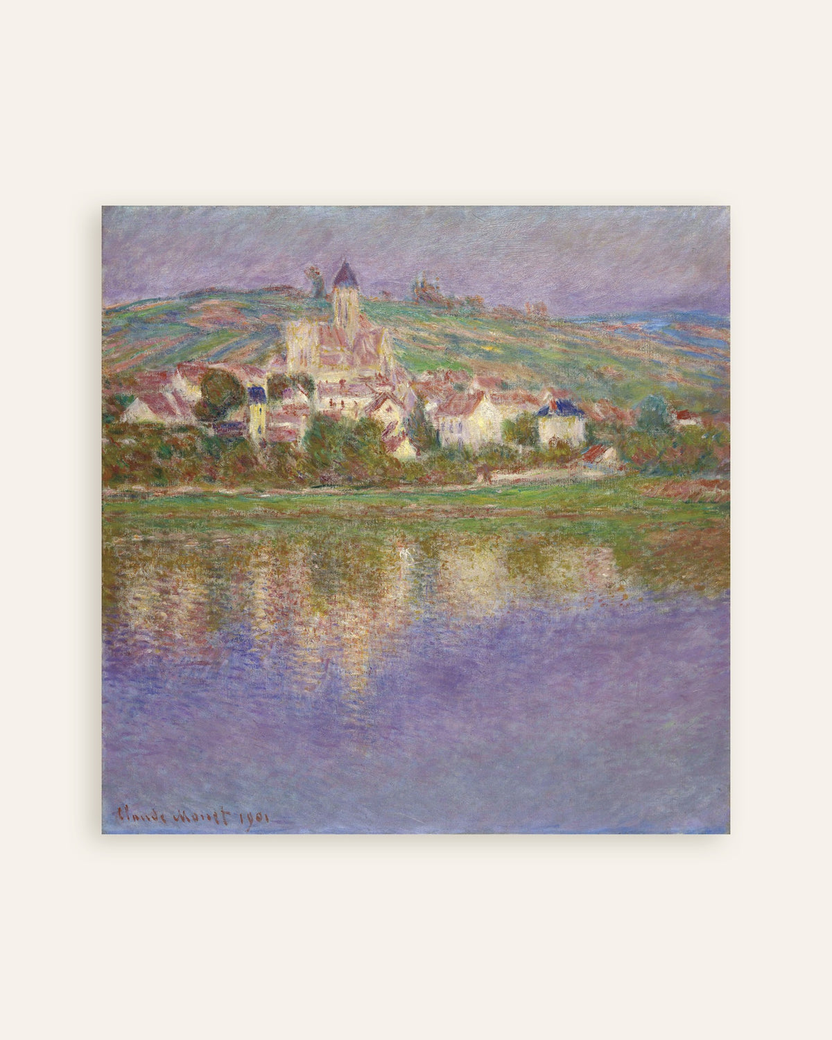Plakat Vétheuil (1901), Claude Monet, miniatura