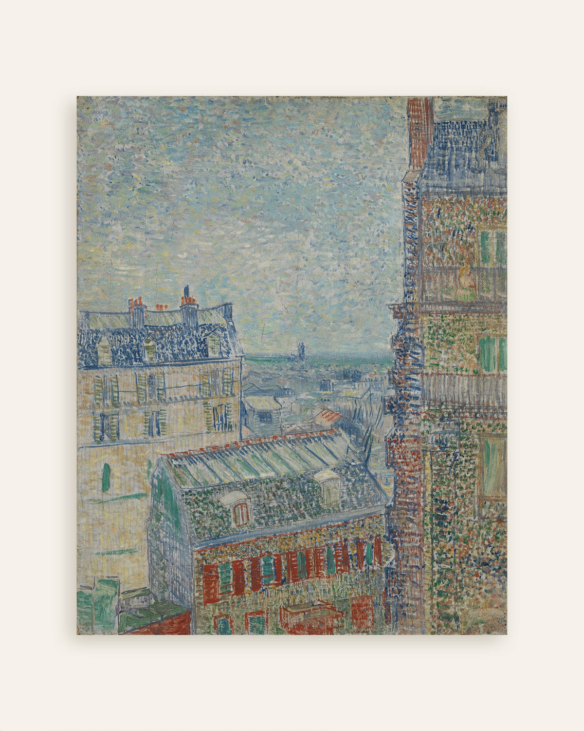 Plakat „Widok z apartamentu Theo (1887), Vincent van Gogh”, miniatura
