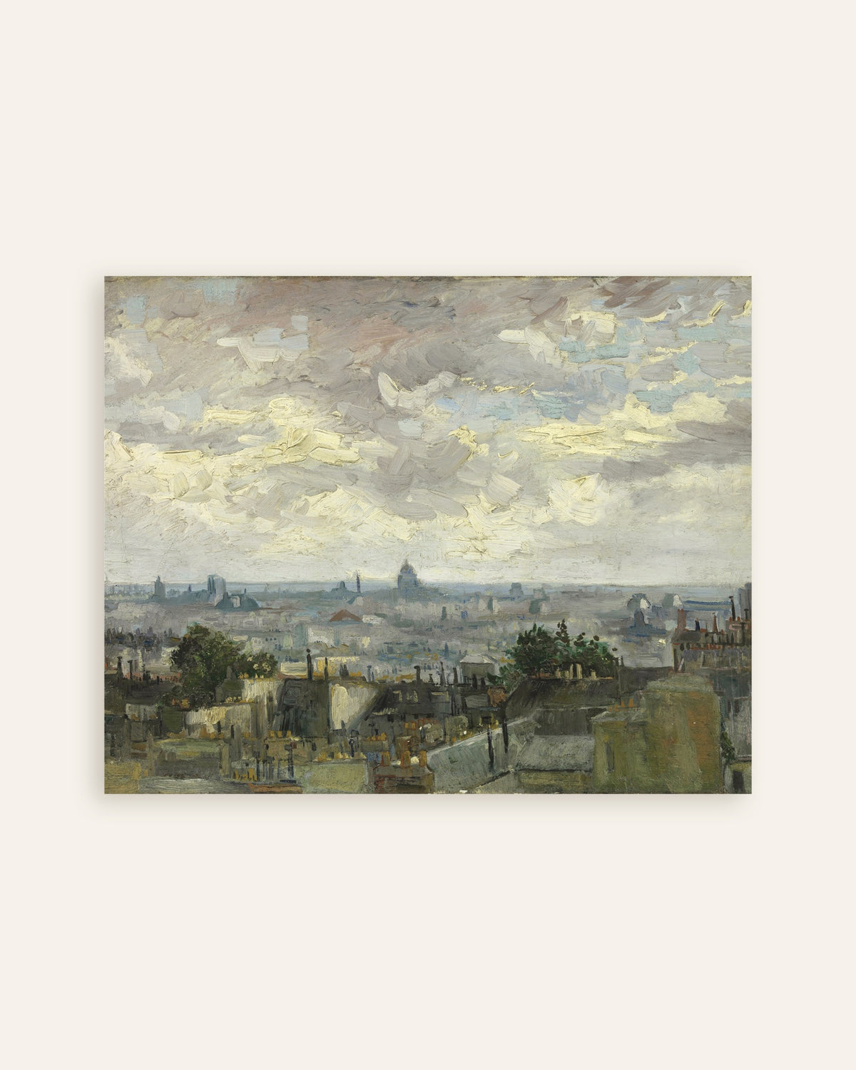 Miniatura plakatu „Widok Paryża (1886) Vincenta van Gogha”