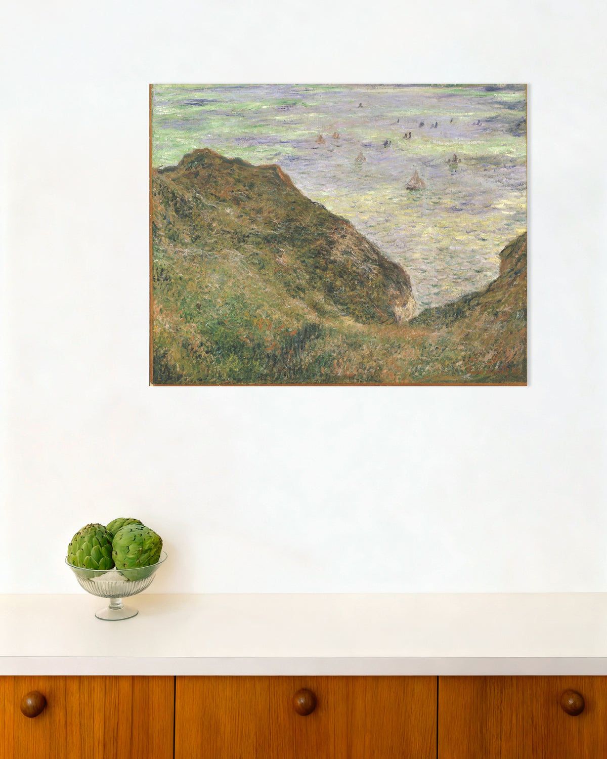 Plakat Widok na morze (1882), Claude Monet
