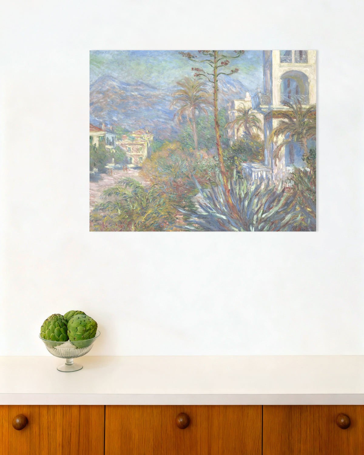 Plakat Wille w Bordigherze (1884), Claude Monet