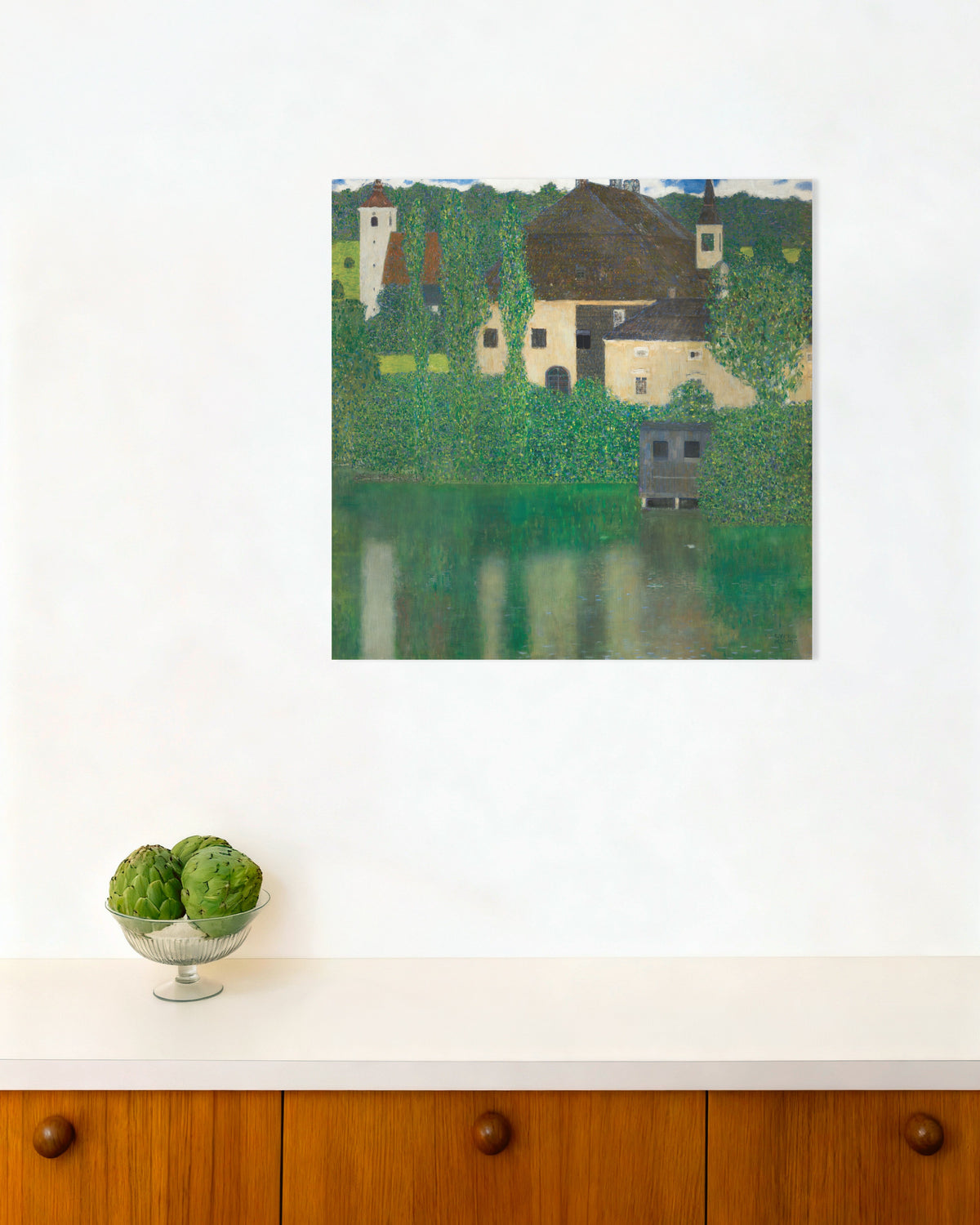 Plakat Zamek na wodzie (1908–1909), Gustav Klimt