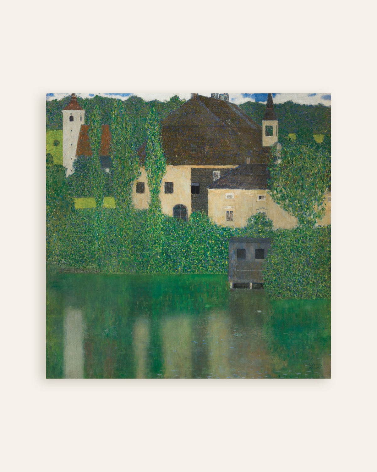 Plakat Zamek na wodzie (1908–1909), Gustav Klimt, miniatura
