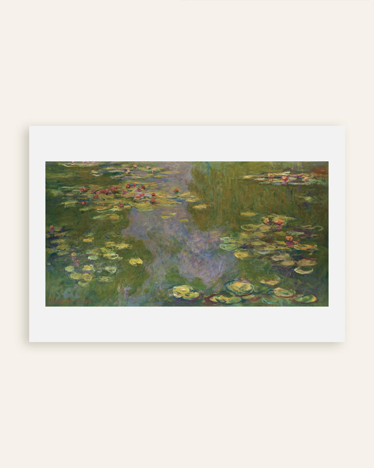 Plakat Nenufary (1919), Claude Monet, miniatura