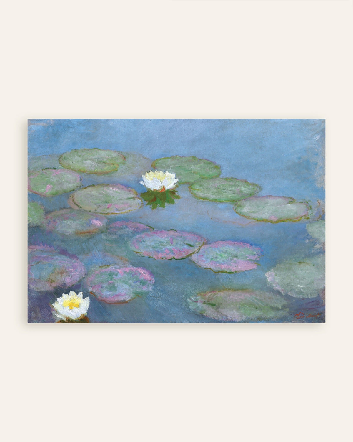 Plakat Nenufary (ok. 1897–1899), Claude Monet, miniatura