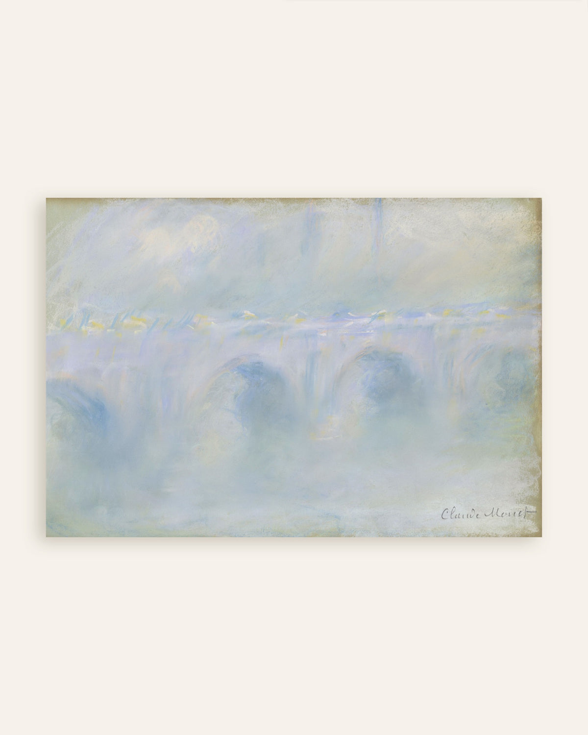 Plakat Most Waterloo (1901), Claude Monet, miniatura
