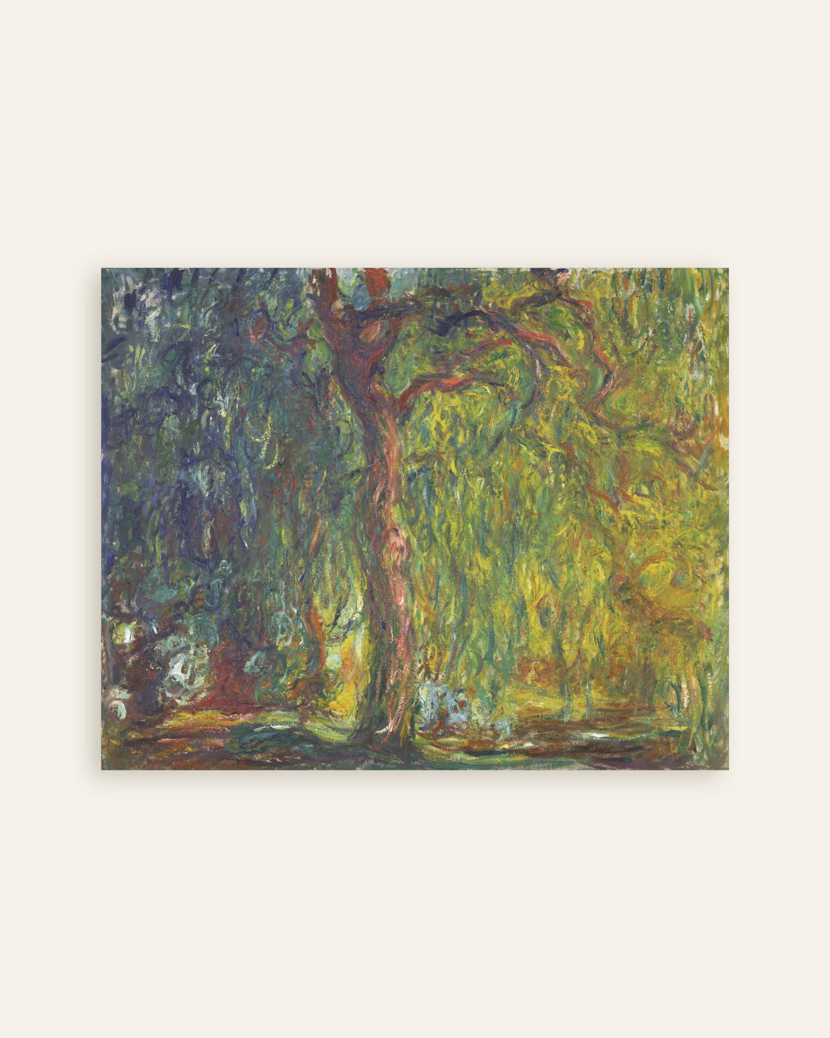 Plakat Wierzba płacząca (1918–1919), Claude Monet, miniatura