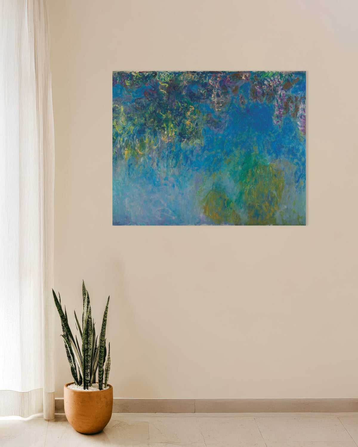 Plakat Glicynie (ok. 1925), Claude Monet