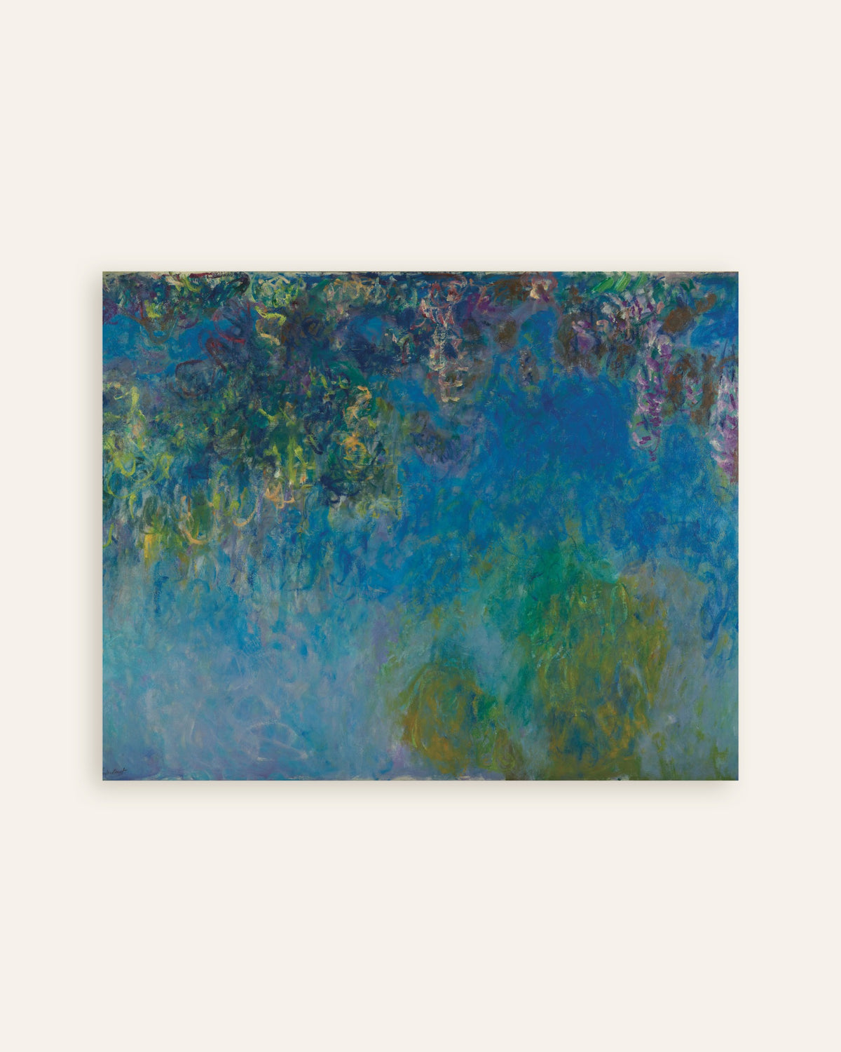 Plakat Glicynie (ok. 1925), Claude Monet, miniatura
