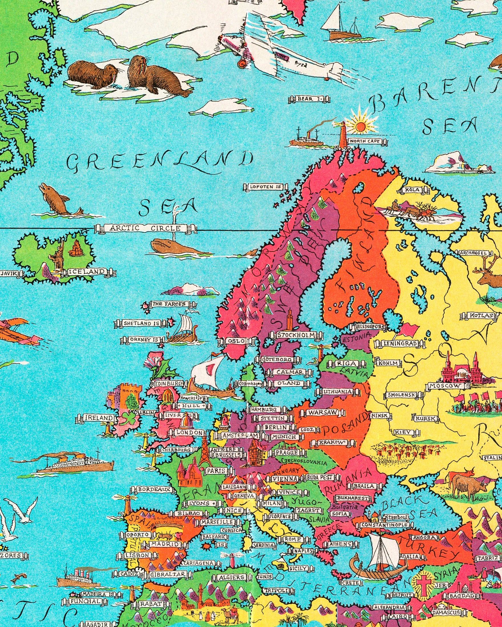 Mapa świata (1931) - Plakat