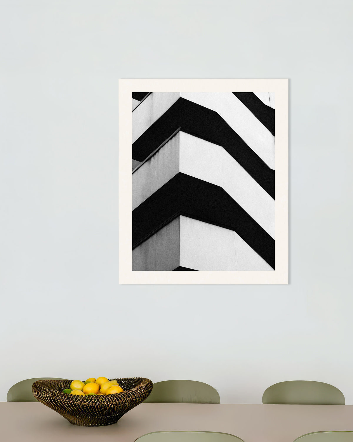 Plakat „Zigzakowate betonowe balkony”